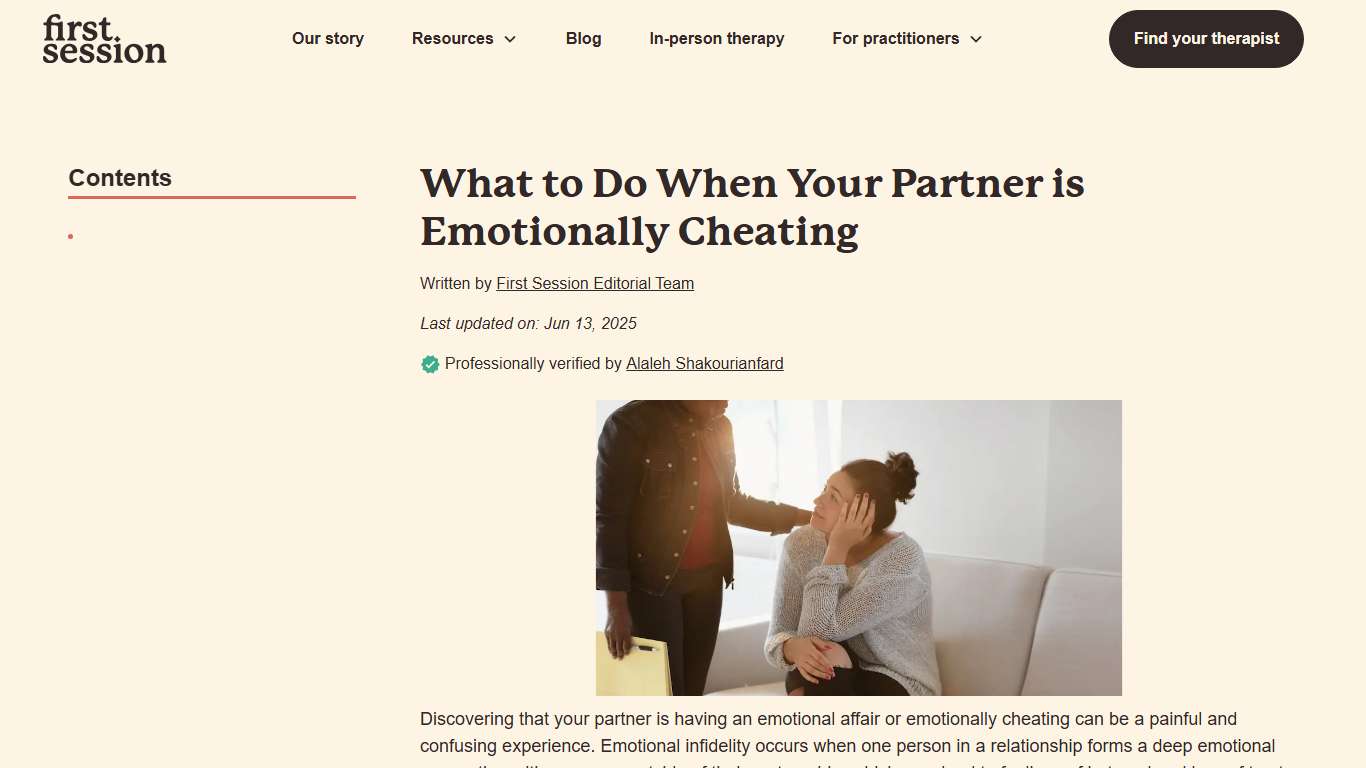 What to Do When Your Partner is Emotionally Cheating