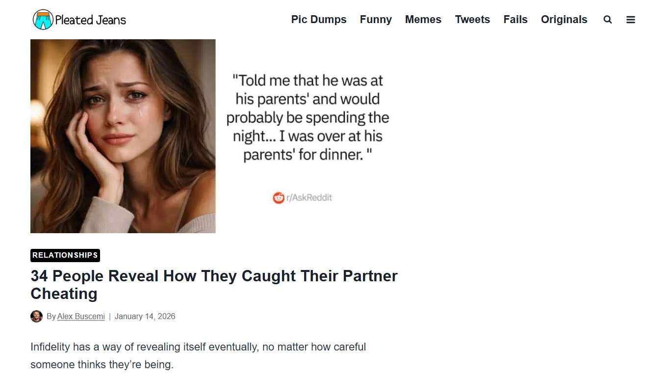 34 People Reveal How They Caught Their Partner Cheating